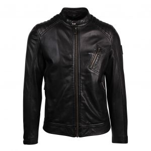 Belstaff Jacket Mens Black V Racer 2.0 Leather