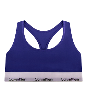 Calvin Klein Bralette Womens Spectrum Blue Modern Cotton Unlined Bralette