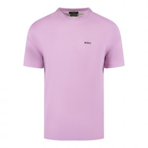 Mens Pink Green Tee S/s T Shirt