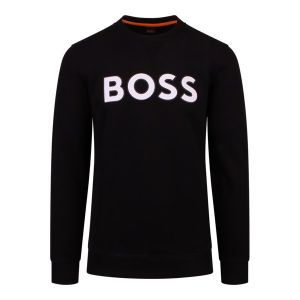 BOSS Sweatshirt Mens Black WeLogoCrewx | Hurleys