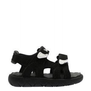 Toddler Black/White T Perkins Row 2-Strap Sandals (21-30)