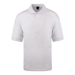 BOSS Polo Shirt Mens Light/Pastel Grey Pirax S/s | Hurleys