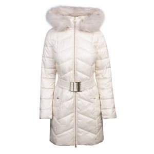 Womens Calico Match Quilted Coat
