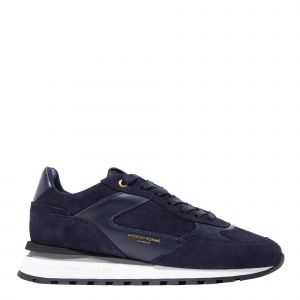 Android Homme Trainers Mens Navy Caiman Croc Lechuza Racer Suede Trainers