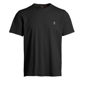 Parajumpers T Shirt Mens Black Patch S/s T Shirt