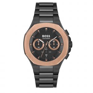 BOSS Watch Mens Black Taper GQ Bracelet Watch