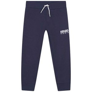 Kenzo Sweat Pants Boys Navy Logo