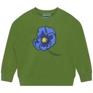 Kenzo Sweatshirt Boys Khaki Capsule Floral 