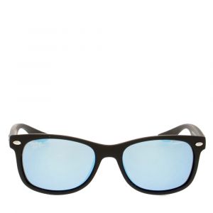 Junior Matte Black/Blue Mirror RJ9052S Wayfarer Sunglasses