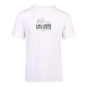 Mens White Text Logo S/s T Shirt