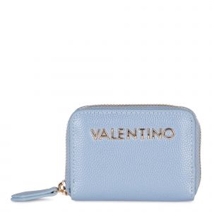 Valentino Purse Womens Polvere Blue Divina Tassel Coin Purse