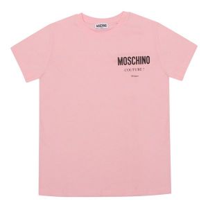 Moschino T Shirt Kids Pink Couture S/s