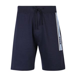 Mens Dark Blue Lounge Authentic Sweat Shorts
