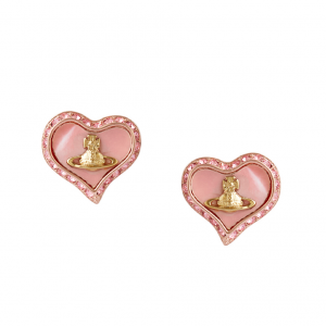 Vivienne Westwood Earrings Womens Pink Gold/Coral Petra