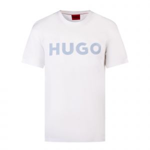 HUGO T Shirt Mens White Dulivio_U242 S/s T Shirt