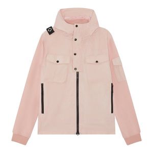 MA.STRUM Jacket Mens Mud Pink TD Hooded | Hurleys