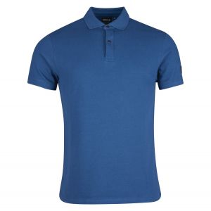 Mens Insignia Blue Contest S/s Polo Shirt