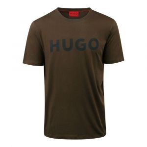 HUGO T-Shirt  Mens Dark Green Dulivio S/s