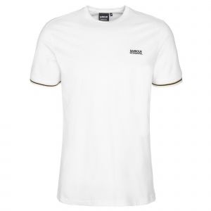 Mens Bright White Torque Tipped S/s T Shirt