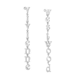 Vivienne Westwood Earrings Womens Platinum Raimunda Drop Earrings