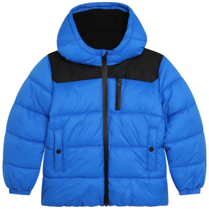 BOSS Coat Boys Blue Branded Padded Jacket