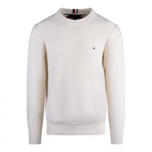 Tommy Hilfiger Crew Neck Knit Mens Calico Oval Structure Crew Neck Knit 