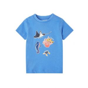 Infants Blue Sea Animals S/s T Shirt