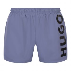 HUGO Swim Shorts Mens Medium Blue ABAS Logo Swim Shorts