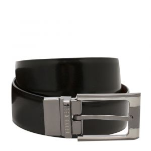 Mens Black & Brown Crafti Reversible Leather Belt