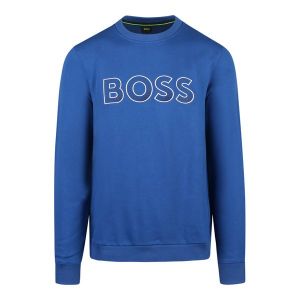 BOSS Sweatshirt Mens Bright Blue Salbo | Hurleys