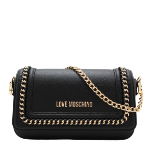 Love Moschino Bag Womens Black Chain Baguette | Hurleys
