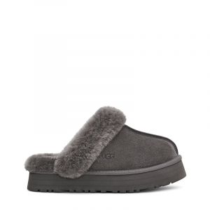 Womens Charcoal Disquette Slippers