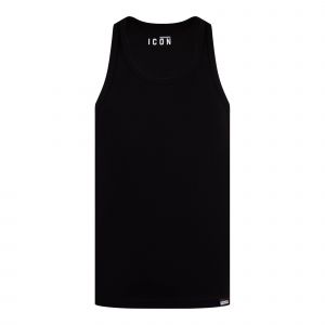 DSQUARED2 Tank Top Mens Black Be Icon Tank Top