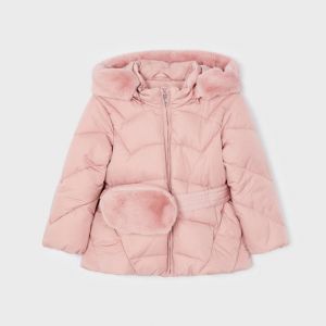 Girls Rose Coat With Pack