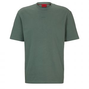 HUGO T Shirt Mens Dark Green Dapolino S/s T Shirt