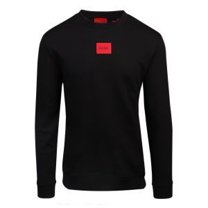 HUGO Sweatshirt Mens Black Diragol 212 Patch