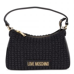 Love Moschino Handbag Womens Black Nylon Texture Small Handbag
