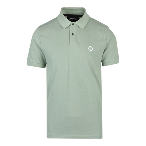MA.STRUM Polo Shirt Mens Loden Frost Pique S/s