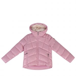 Girls Candy Pink Valle Quilt Jacket