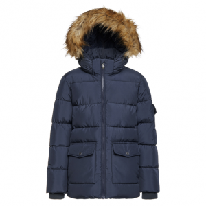 Boys Amiral Authentic Synthetic Fur Hooded Jacket