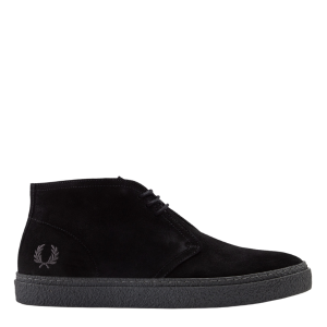 Fred Perry Suede Boots Mens Black Hawley Suede Boots