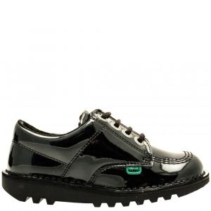 Junior Black Patent Kick Lo Shoes (12.5-2.5)