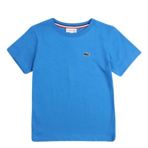 Boys Ibiza Blue Branded S/s T Shirt