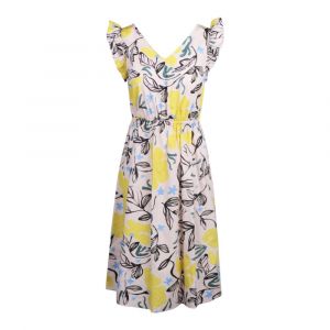 PS Paul Smith Dress Womens Off White Floral Print Midi