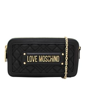 Love Moschino Bag Womens Black Quilted Mini Crossbody | Hurleys