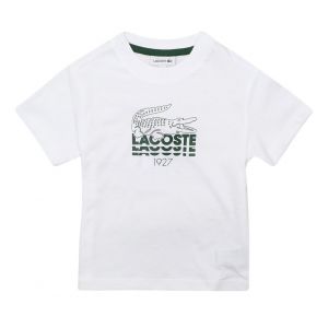 Boys White Crocodile S/s T Shirt