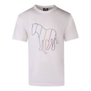 Mens Off White Line Zebra S/s T Shirt