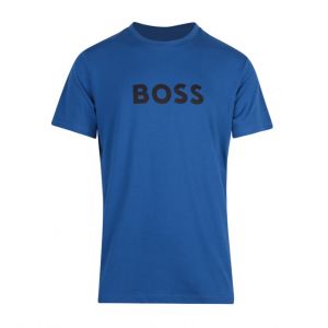 Mens Medium Blue Logo Relaxed Fit S/s T Shirt