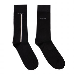Mens Black 2 Pack RS Iconic CC Socks