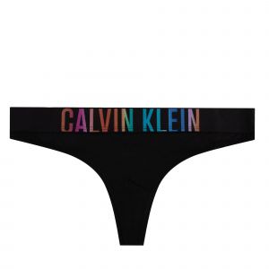 Womens Black/Ombre Intense Power Pride Thong